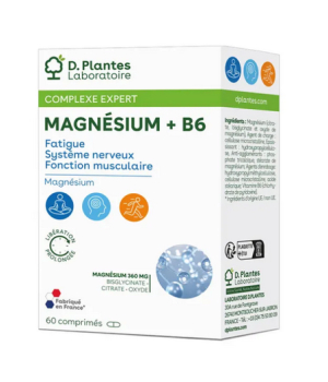 D-plantes Magnésium + B6 60 comprimés