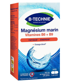 Biotechnie Magnésium Marin B6 B technie 100 gélules