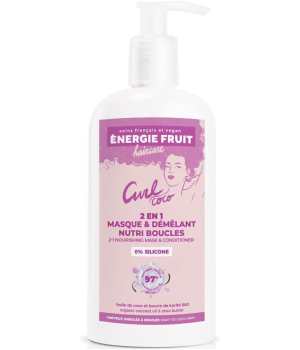 Energie Fruit Masque 2 en 1 Cheveux Boucles Coco Karite 300ml