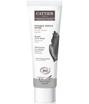 Cattier Masque argile noir 100ml