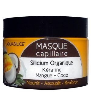 Aquasilice Masque capillaire Kératine Mangue Coco 250ml