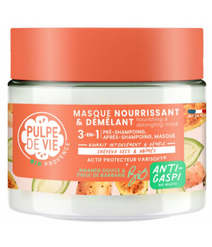 Pulpe De Vie Masque cheveux 3 en 1 nourrissant et démêlant 300ml