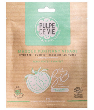 Pulpe De Vie Masque en tissu purifiant à la Tomate