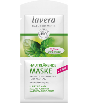 Lavera Masque nettoyant purifiant à la Menthe 2x5ml