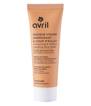 Avril Masque visage énergisant et coup d'éclat 50ml