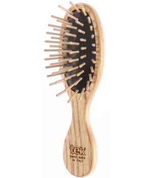 Tek Mini Brosse ovale en Frêne naturel