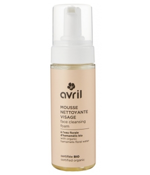Avril Mousse nettoyante démaquillante visage 150ml