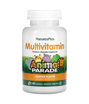 Nature's Plus Multivitamines et minéraux Animal Parade Orange 60 comprimés