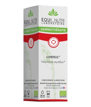 Equi - Nutri Myrtille bio Flacon compte gouttes 30ml