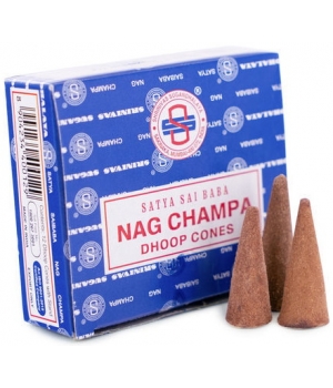 Herboristerie De Paris Nag Champa Encens en cône 12 pièces