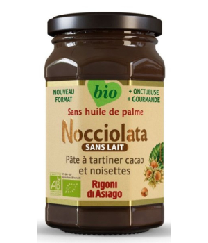 Rigoni Di Asiago Nocciolata Intense Pâte à tartiner sans lait bio 325g