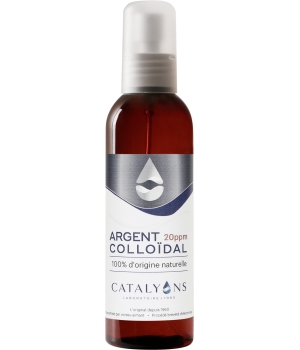 Catalyons Oligo élément ARGENT colloïdal 20 ppm Catalyons Spray pulvérisateur 150ml