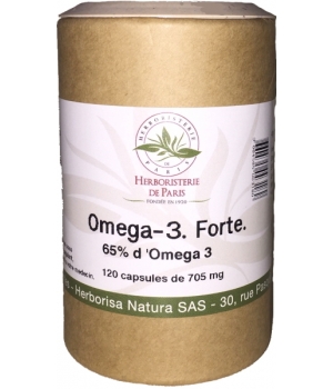 Herboristerie De Paris Omega 3 forte 65% 120 capsules de 705 mg