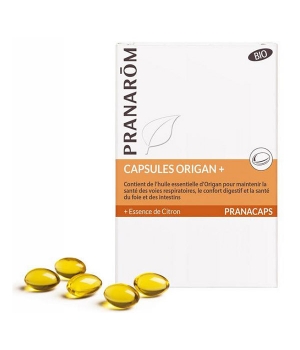 Pranarom Origan + Bio 30 capsules