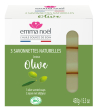 Hygiene naturelle Emma Noel Pack 3 Savonnettes Olive 3x150g