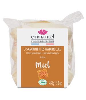 Emma Noel Pack 3 Savons Miel