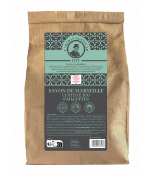 L Artisan Savonnier Entretien Paillettes de savon de Marseille 500g