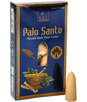 Herboristerie De Paris Palo Santo cônes d'encens Balaji 10 cones