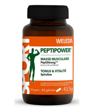 Weleda Peptipower tonus et vitalité 60 gélules