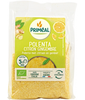 Primeal Polenta Citron et Gingembre prêt en 5 minutes 250g