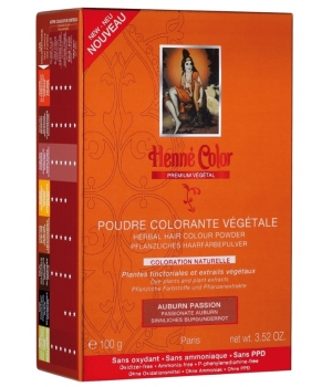 Henné Color Poudre colorante végétale Auburn Passion 100gr