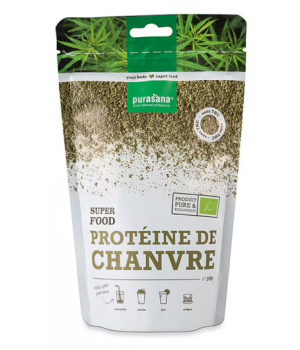 Purasana Poudre de protéines de chanvre 200g