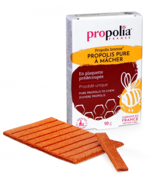 Propolia Propolis pure à mâcher Plaquette de 10gr sous cellophane