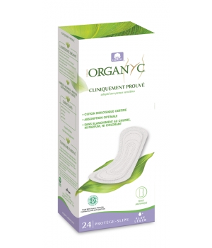 Organyc Protège Slips Vrac Boîte de 24