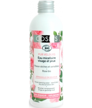 Coslys Pur velours Eau micellaire peaux sensibles et sèches 200ml