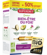 Produits bio santé, bien être Super Diet Quatuor Bien être du foie 20 ampoules + 10 offertes