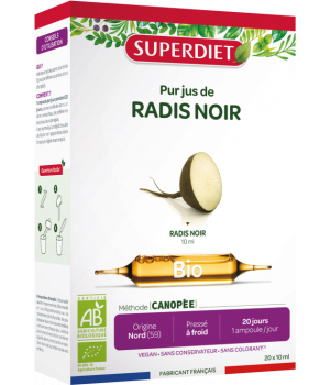 Super Diet Radis Noir Bio 20 ampoules de 10ml