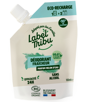 Label Tribu Recharge déodorant Fraîcheur 100ml