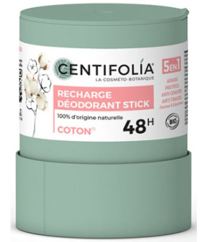 Centifolia Recharge déodorant stick 48H Coton 50g