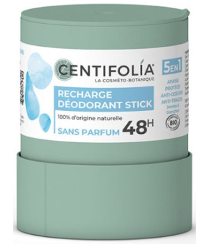 Centifolia Recharge déodorant stick 48H Sans parfum 50g