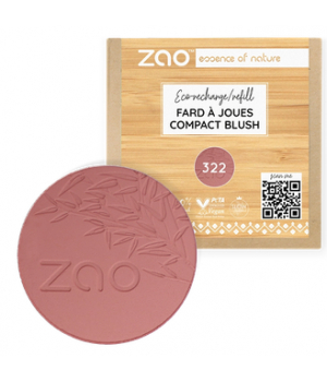 Zao  Recharge Fard à joues 322 Brun Rose 9g