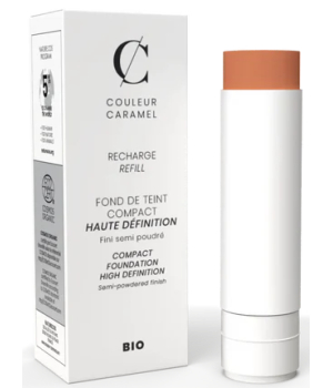 Couleur Caramel Recharge Fond de teint Compact Haute Définition n°13 Beige orangé