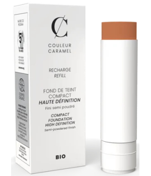 Couleur Caramel Recharge Fond de teint Compact Haute Définition n°14 Beige halé 9g