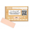 Maquillage bio Zao  Recharge Ombre à paupières mate rectangle 210 Nude beige
