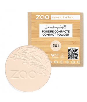 Zao  Recharge Poudre Compacte 301 Ivoire