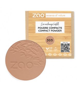 Zao  Recharge Poudre Compacte 305 Chocolat au lait