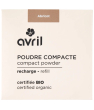 Maquillage bio Avril Recharge Poudre compacte Abricot 11g