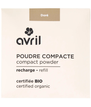 Avril Recharge Poudre compacte Doré 11g