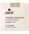 Maquillage bio Avril Recharge Poudre compacte Sésame 11g