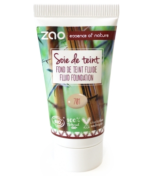 Zao  Recharge Soie de Teint 701 Ivoire 30ml