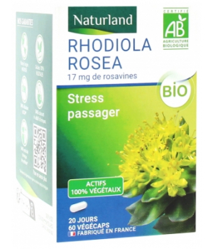 Naturland Rhodiola Rosea 60 Gélules Végécaps