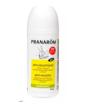Pranarom Roller anti moustique Lait corporel 75ml Aromapic