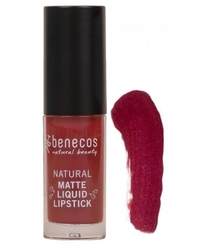 Benecos Rouge à lèvres liquide mat Bloody berry