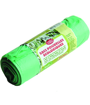 Droguerie Ecologique Rouleau de 20 sacs poubelle de 50 Litres