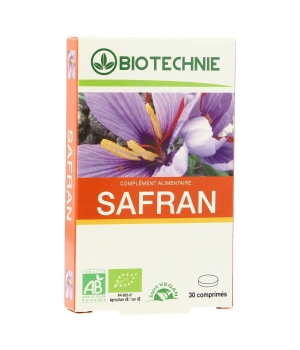 Biotechnie Safran bio 30 comprimés 20mg