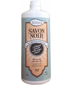 Alepia Savon Noir liquide ménager Multi Usages 1L